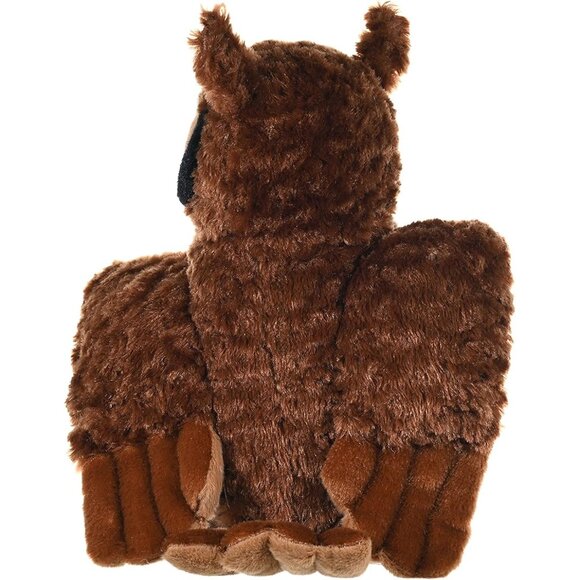 🆕 Kids Brown Great Horned Owl Plush Cuddlekins Stuffed Animal Cuddling Toy Gift - Picture 3 of 9